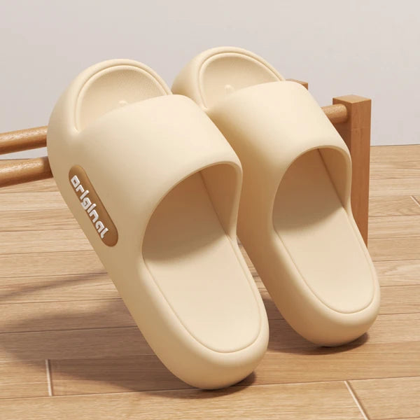 Candy Color EVA Thick Soft Bottom Flip Flops Slippers