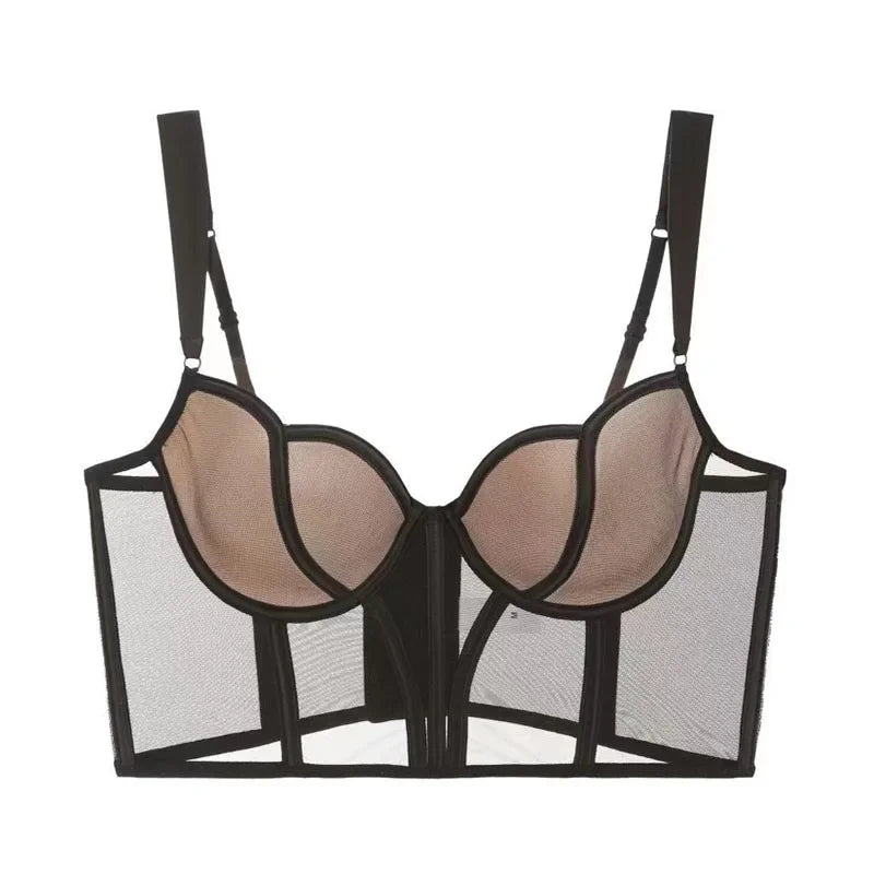 Sexy Push Up Transparent Lingerie Bra