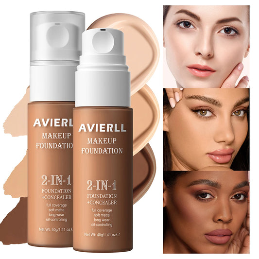 Moisturizing Foundation Concealer Waterproof Face Makeup Base Suitable for Women's Makeup Halloween