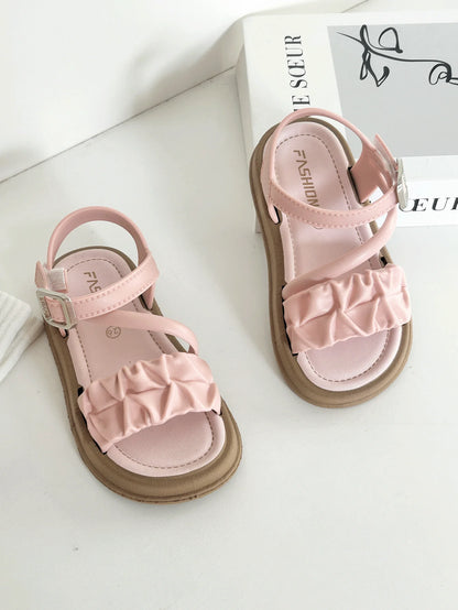 Breathable bow decoration suitable for indoor anti-slip, cartoon Sandals