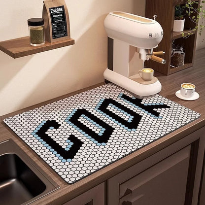 Coffee Machine Mat Waterproof Drain Pad