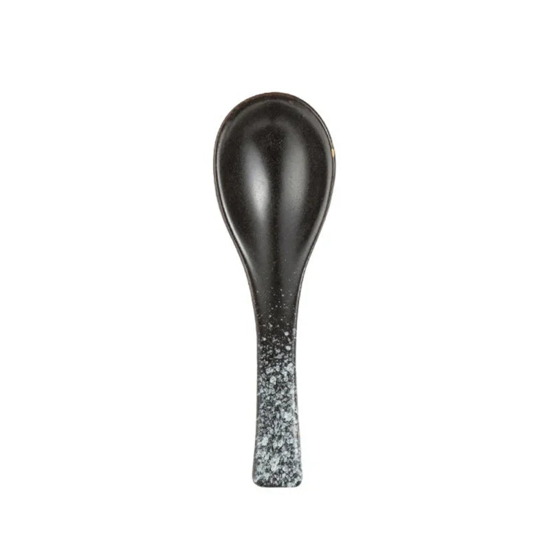 13cm Japanese Ceramic Soup Spoon