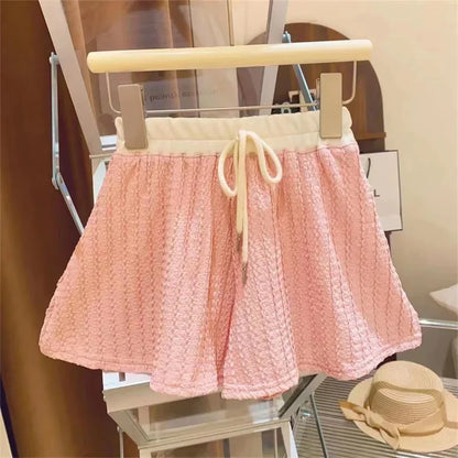 Cute Sweet Short Sleeve Casual Suits 2-10Y