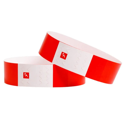 100Pcs Paper Tyvek Wristbands Waterproof