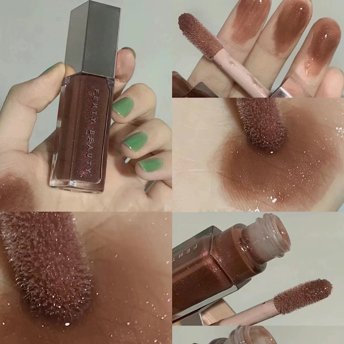 Fenty Beauty Lip Gloss Multicolor Moisten Shine Glitter Lip Plumper Liquid Lipstick