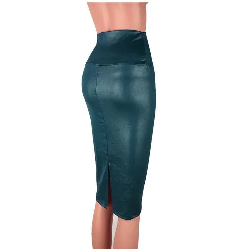 Leather Sexy Bodycon Pencil Sexy Skirts