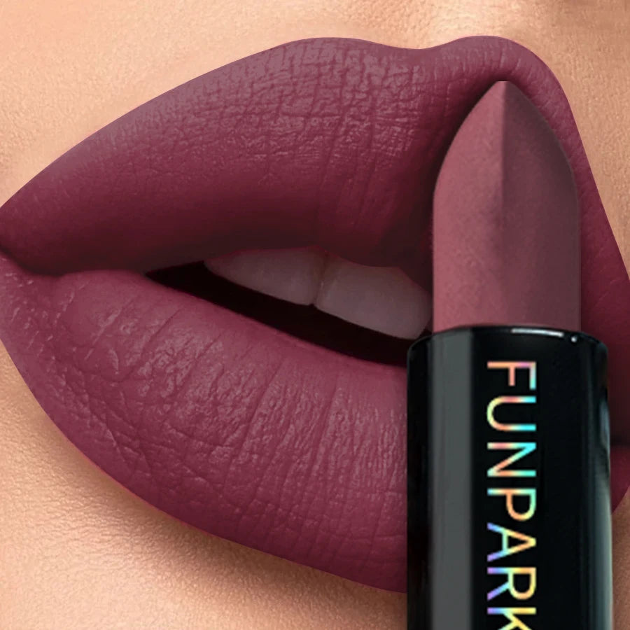 25-Color Matte Lipstick Waterproof Long Lasting  Velvet Finish Lip Tint