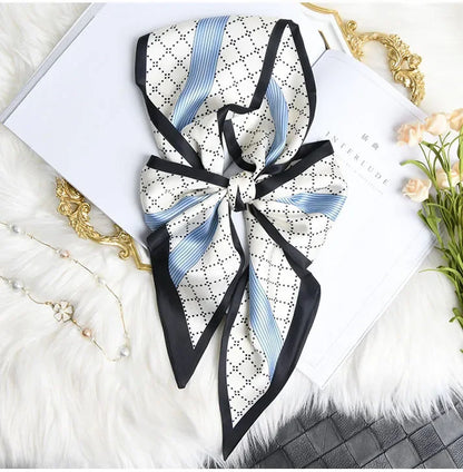Long Neckerchief Skinny Hair Ribbons Scarf Headbands Neck Scarfs Shawl