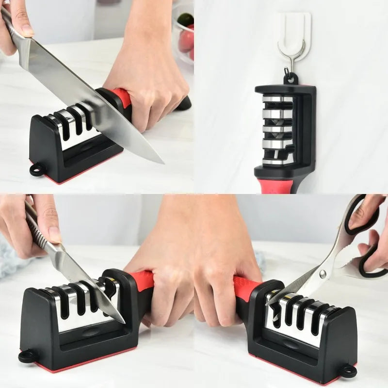 3/4 Segment Knife Sharpener Kitchen Supplies