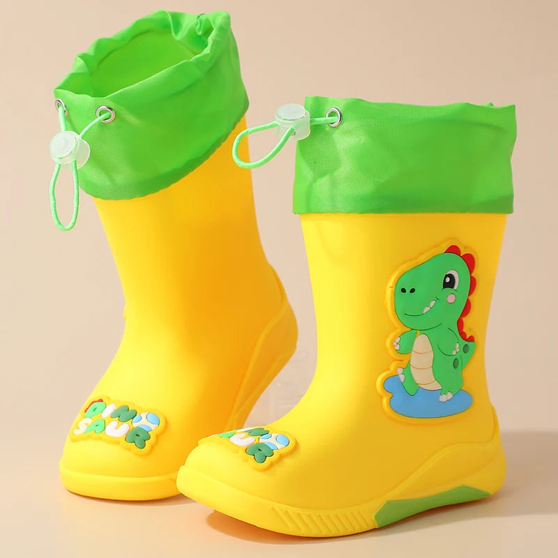 Cartoon Girl Rabbit Rain Boots Rubber Waterproof Shoes