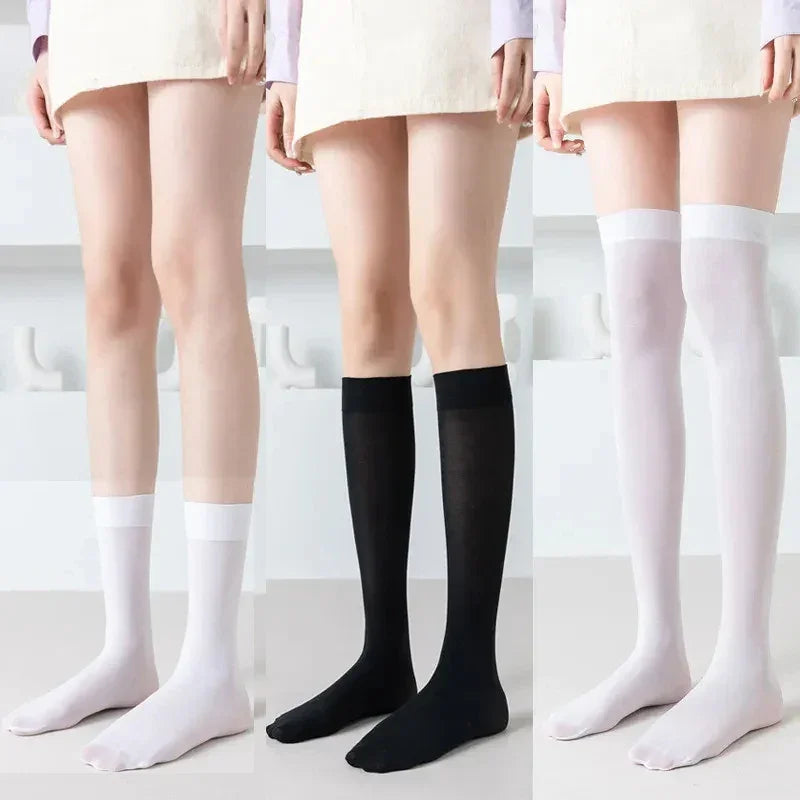 Thin Knee High Long Socks