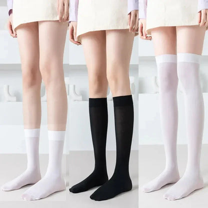Thin Knee High Long Socks