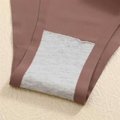 Sexy Low Rise Briefs Ice Silk Lingerie