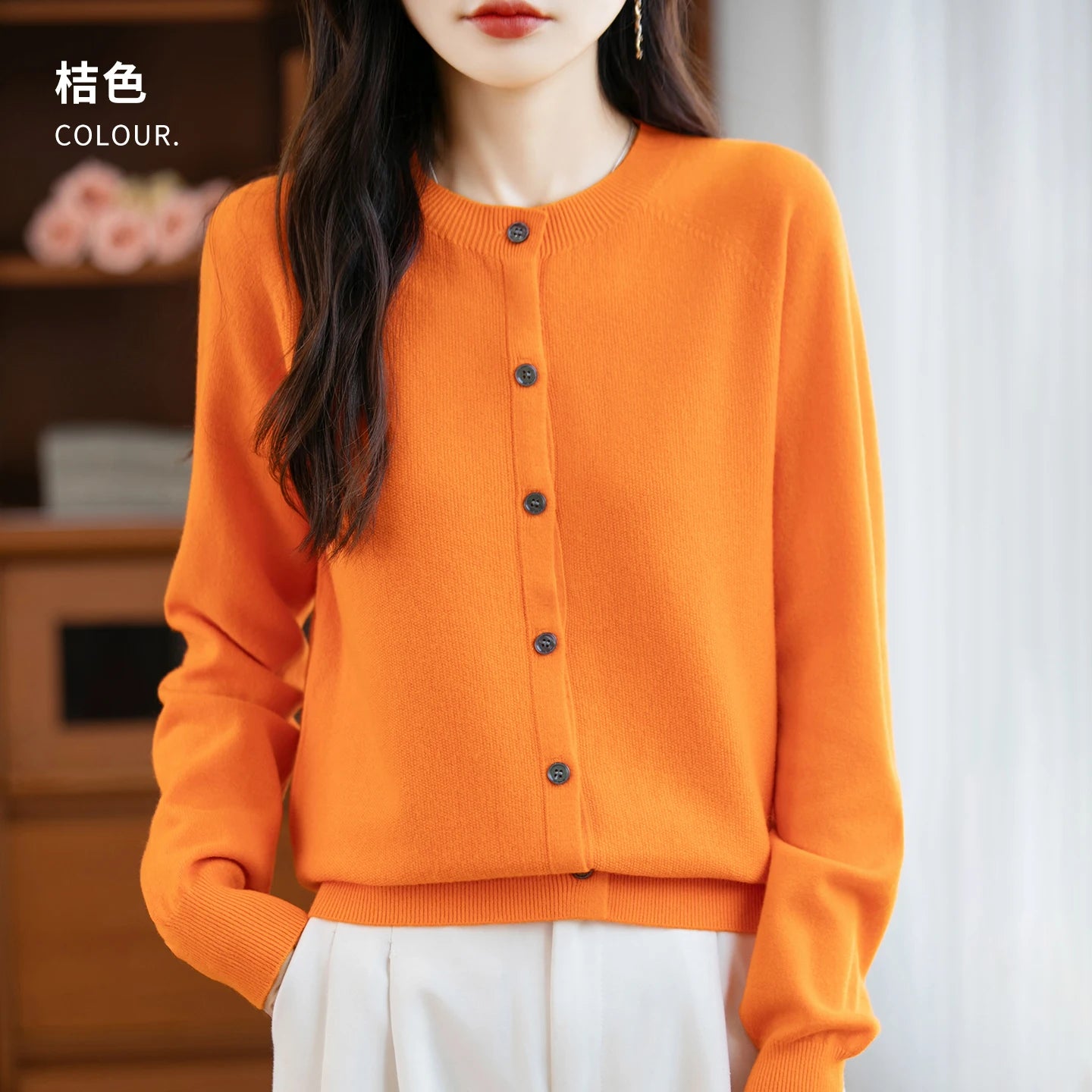 Wool Long Sleeve Sweater