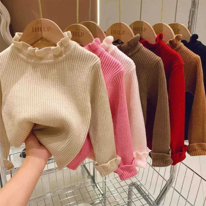 0-7Y Autumn New Baby Boys Girls Clothes Baby Sweater Toddler Knit Pullover