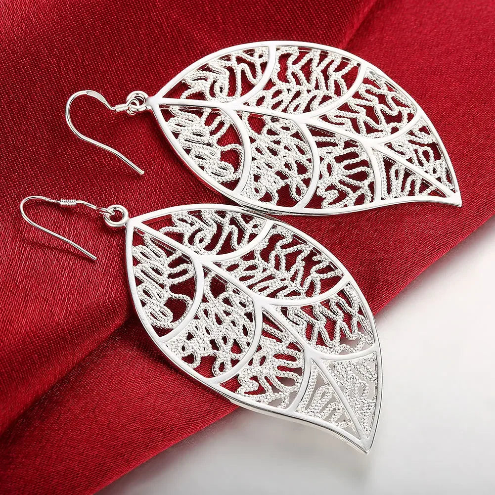 925 Sterling Silver Round Circle Hoop Earrings