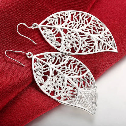925 Sterling Silver Round Circle Hoop Earrings