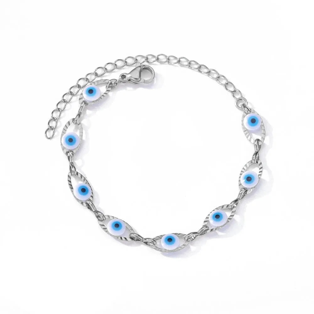 Stainless Steel Round Snake Chain Bracelets