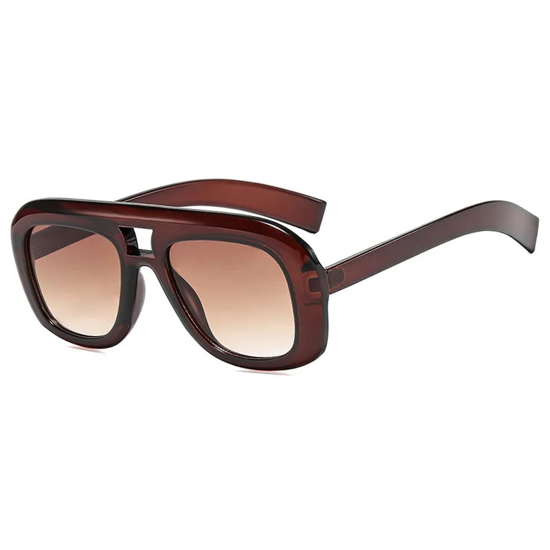 vintage square oversize sunglasses
