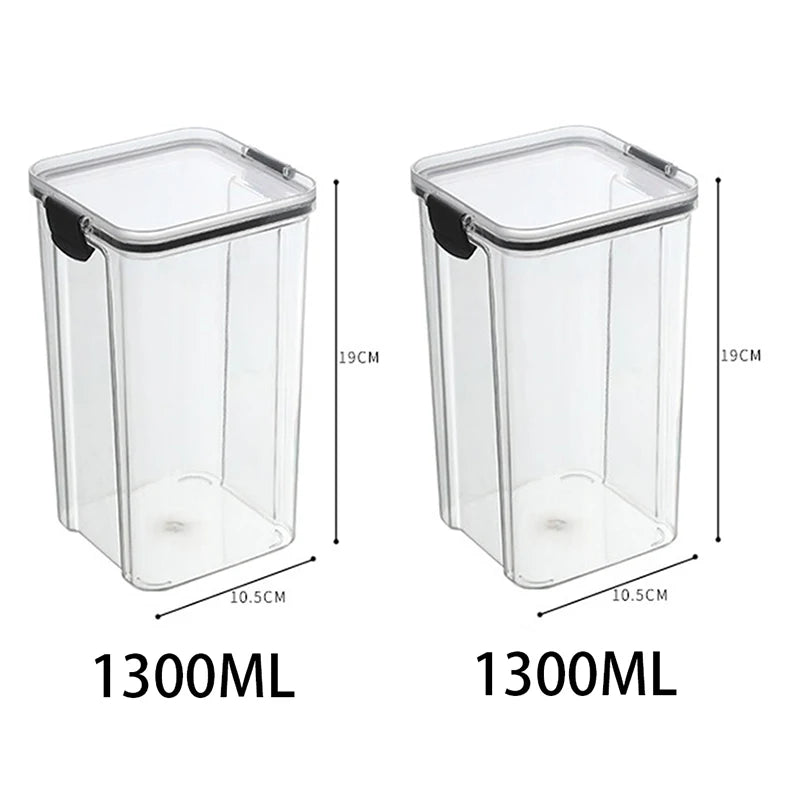 5Pcs Sets Sealed Jar Food Storage Box