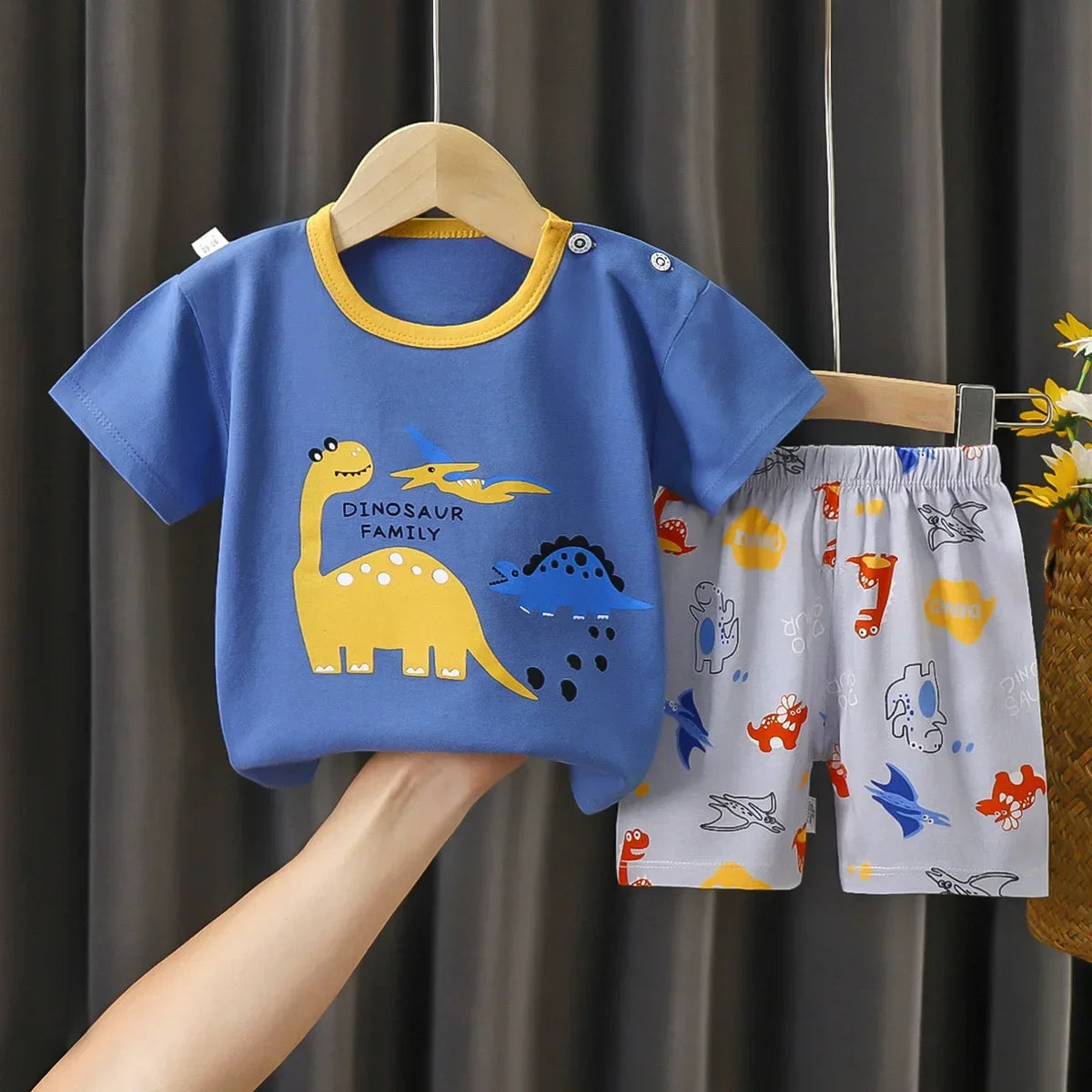 Boys Girl T-shirt Cotton Short sleeve Toddler Set