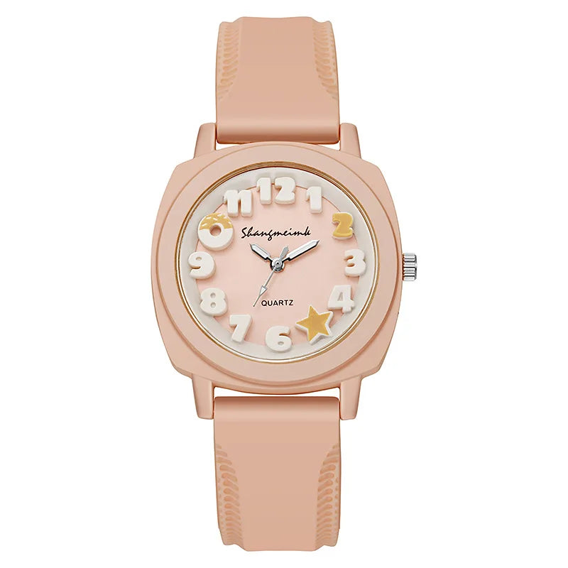 3D Arabic Dial Quartz Watch