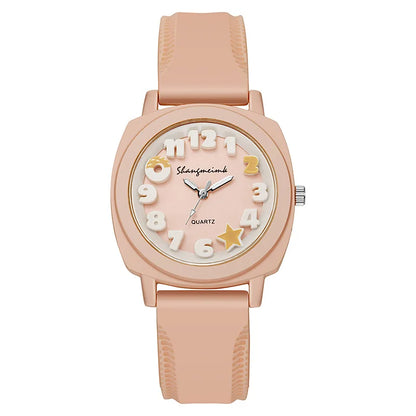 3D Arabic Dial Quartz Watch