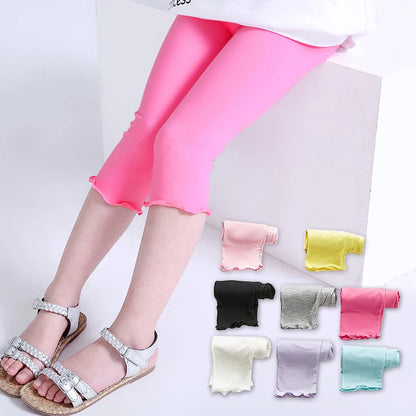 Leggings Ruffles Kids Cotton Toddler Pants