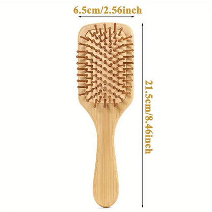 Solid Wood Bamboo hair Brush