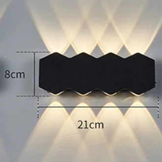 4W 6W 8W Aluminum Minimalist Garden Door LED Wall Light