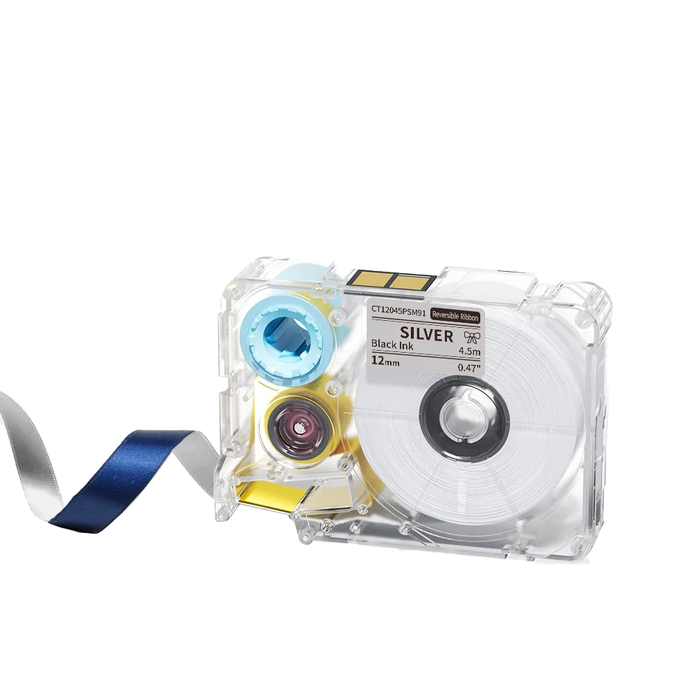 Phomemo A30 P15 Fabric Ribbon Cartridges 12mm X 5m Satin Ribbons