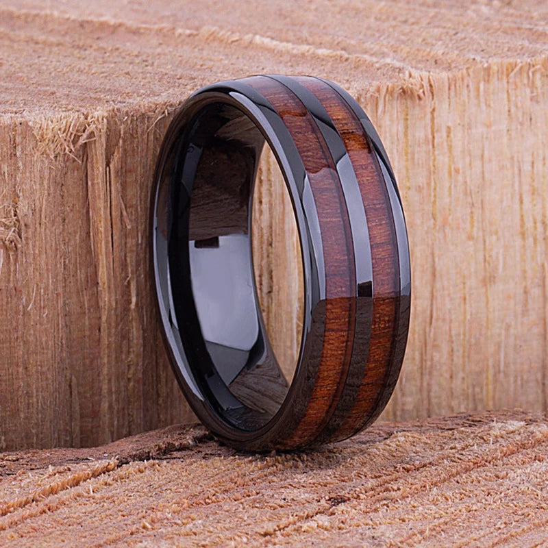 Black Stainless Steel Guitar String Rings