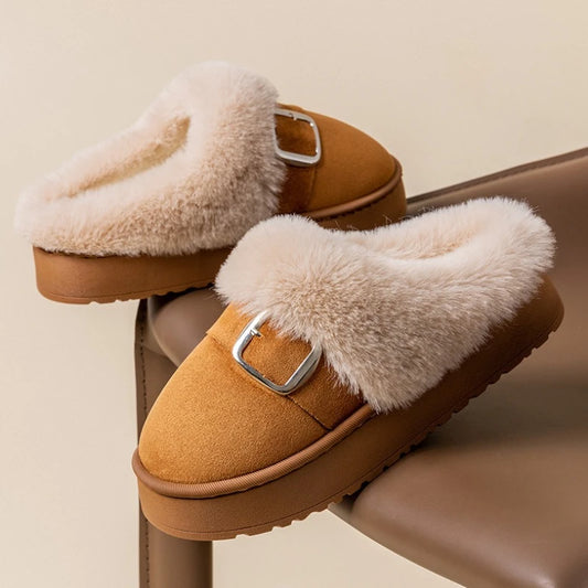thickened home cotton slippers shoes
