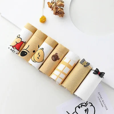 Soft Cotton Underwear Sexy Mid Waist Lingerie