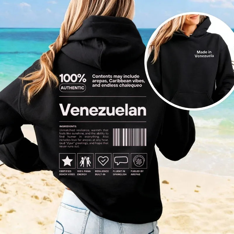 Venezuelan Hoodie Veneka Pullover Christmas Sweater
