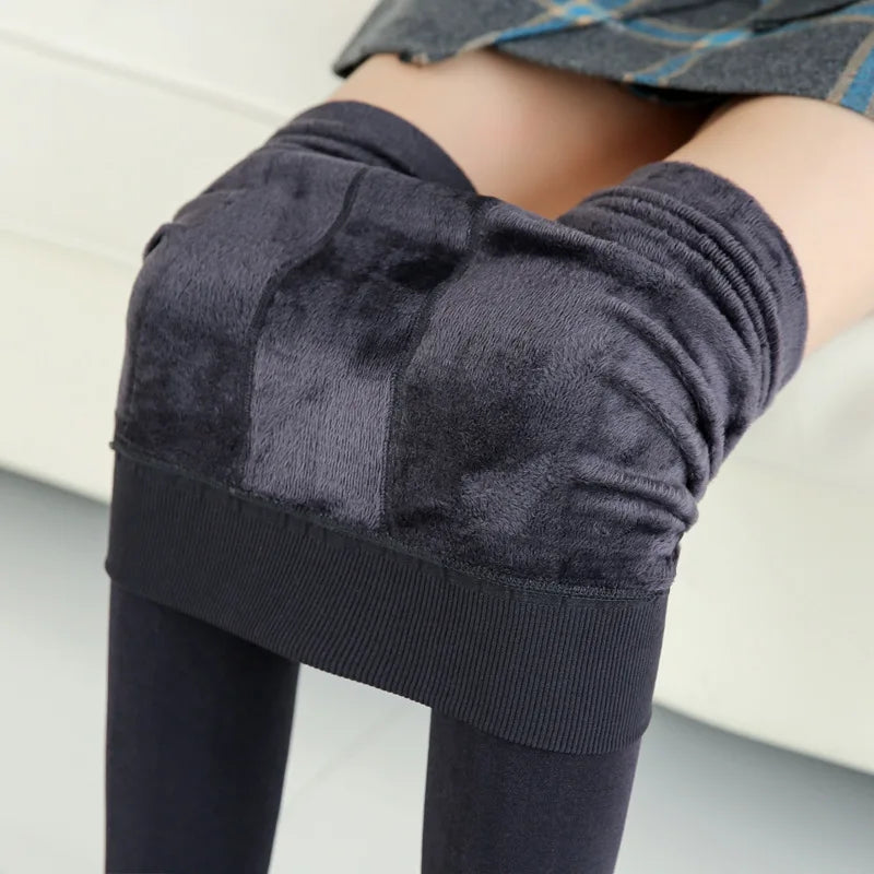 Warm Thicken Velvet Elastic High Waist Leggings Tights Skinny Sexy Socks Leggings