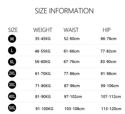 4PCS High Waist Cotton Underpants Plus Size Lingerie