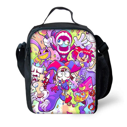 Cartoon A-AmazingS DigitalS Circus Child School Backpack Set