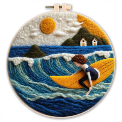 Needle Felting Kit Wool Painting Kit DIY Felt Wool Needle Felt Set