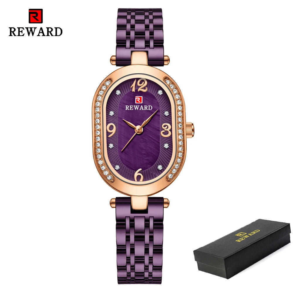 Exquisite Minimalist Luxury Stain Steel Waterproof Quartz Wristwatch