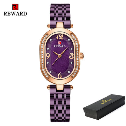 Exquisite Minimalist Luxury Stain Steel Waterproof Quartz Wristwatch