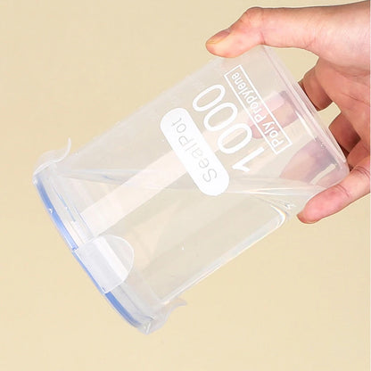 1-4PCS Kitchen Refrigerator Organize Sealed Container Storage Boxes