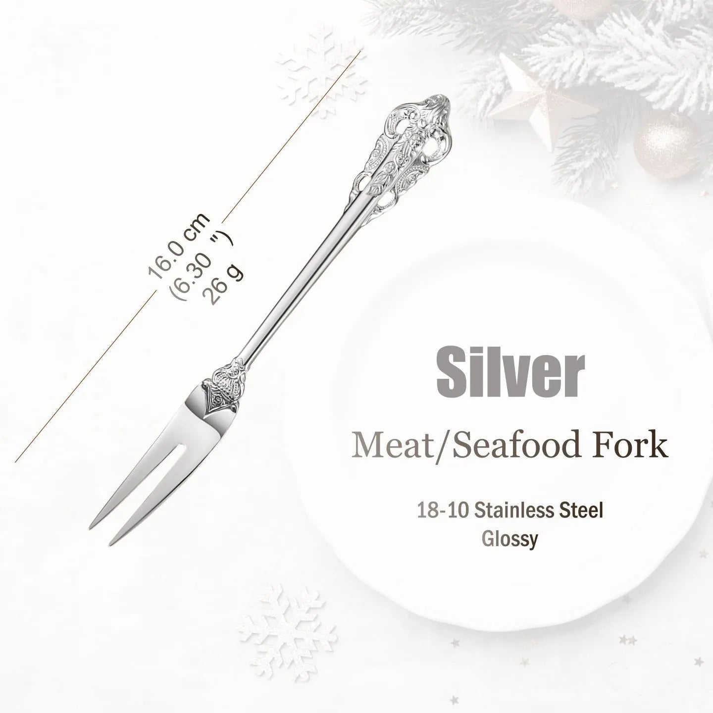Stainless Steel Silver Flatware Set