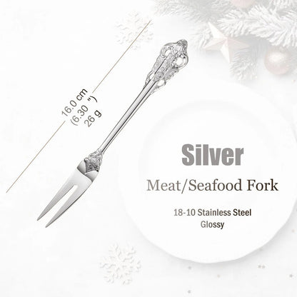 Stainless Steel Silver Flatware Set