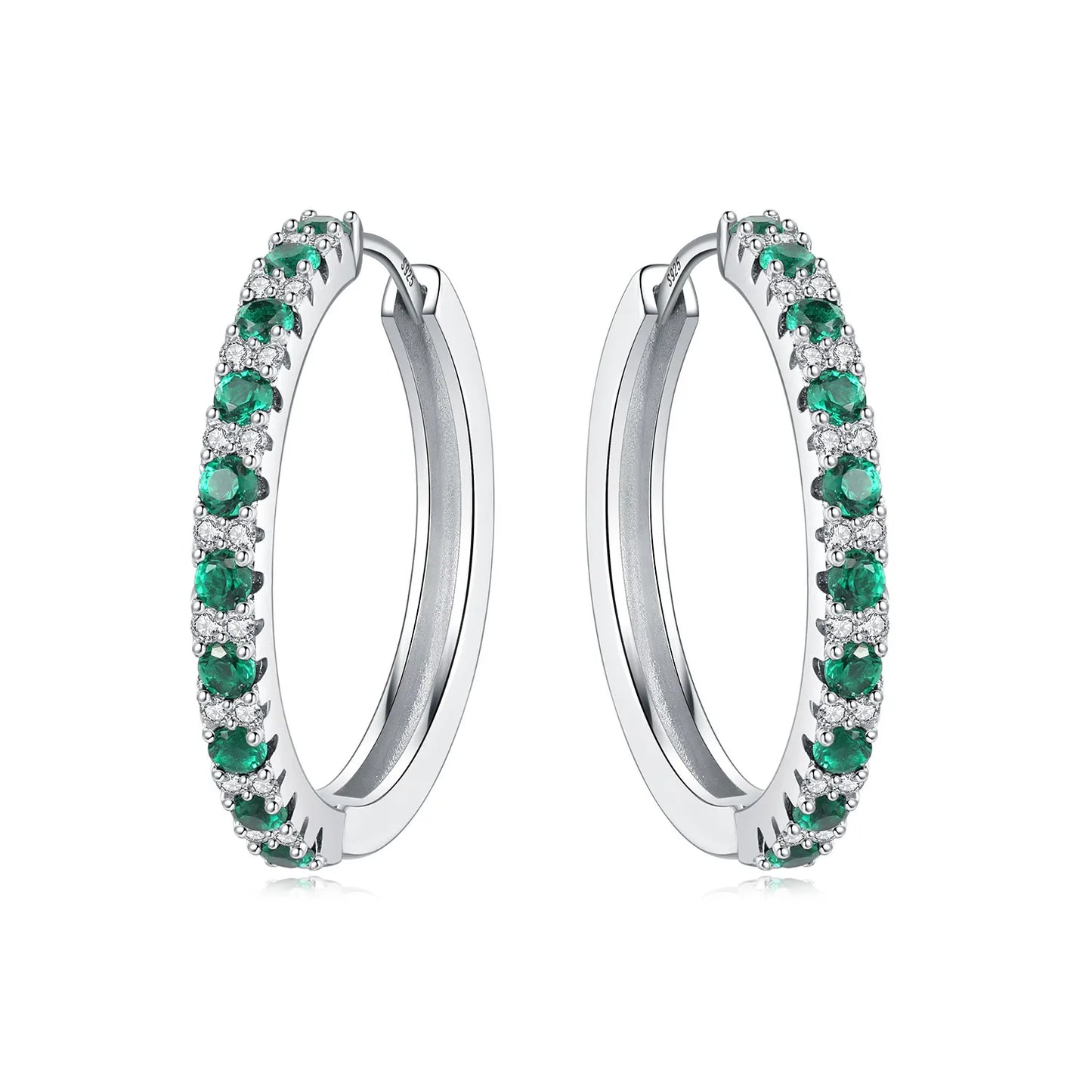 925 Sterling Silver Simple Gold U-shaped Earrings