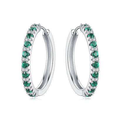 925 Sterling Silver Simple Gold U-shaped Earrings