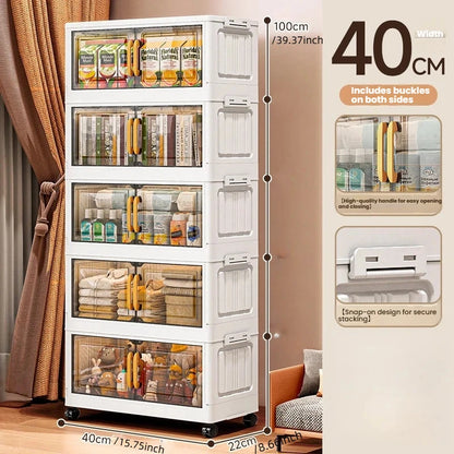 Double-door living room storage cabinet