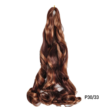 French Curls Braiding Hair 24Inch Hair Extensions