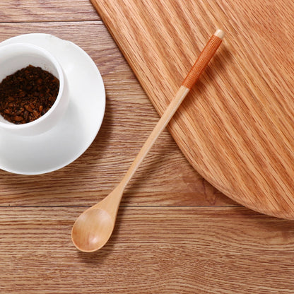 1Pc Wooden Spoon for Eating Mixing Stirring Cooking