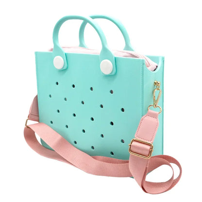 Tote Handbag Storage EVA Large Leather Shoulder Casual Waterproof Bag